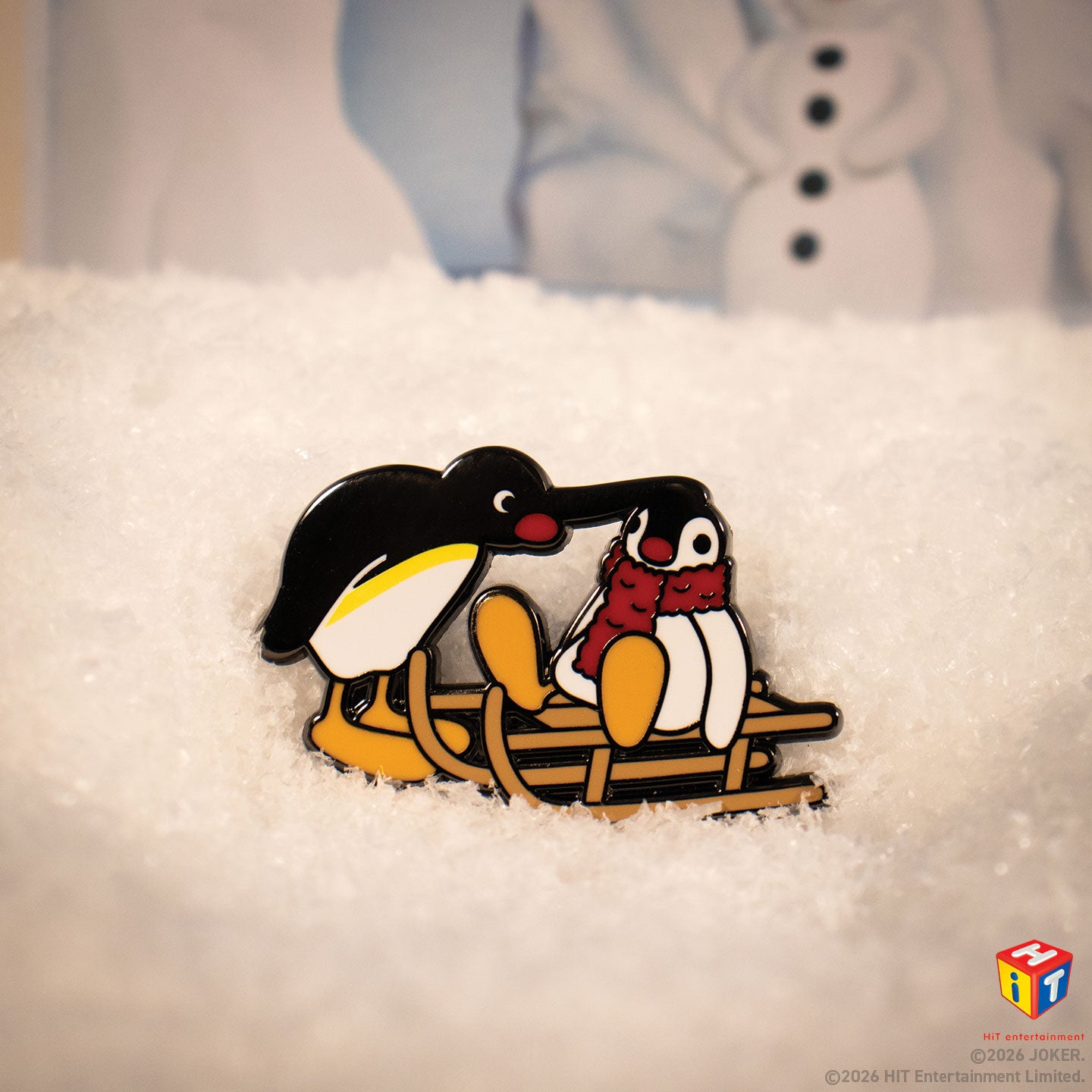 Pingu™ - Mystery Pin Badge CDU featuring 12 Blind Boxes