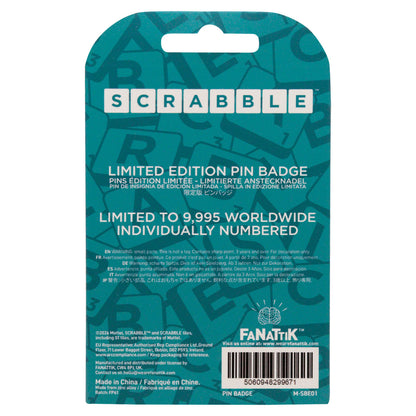 Scrabble™ - Limited Edition WORD NERD Pin Badge