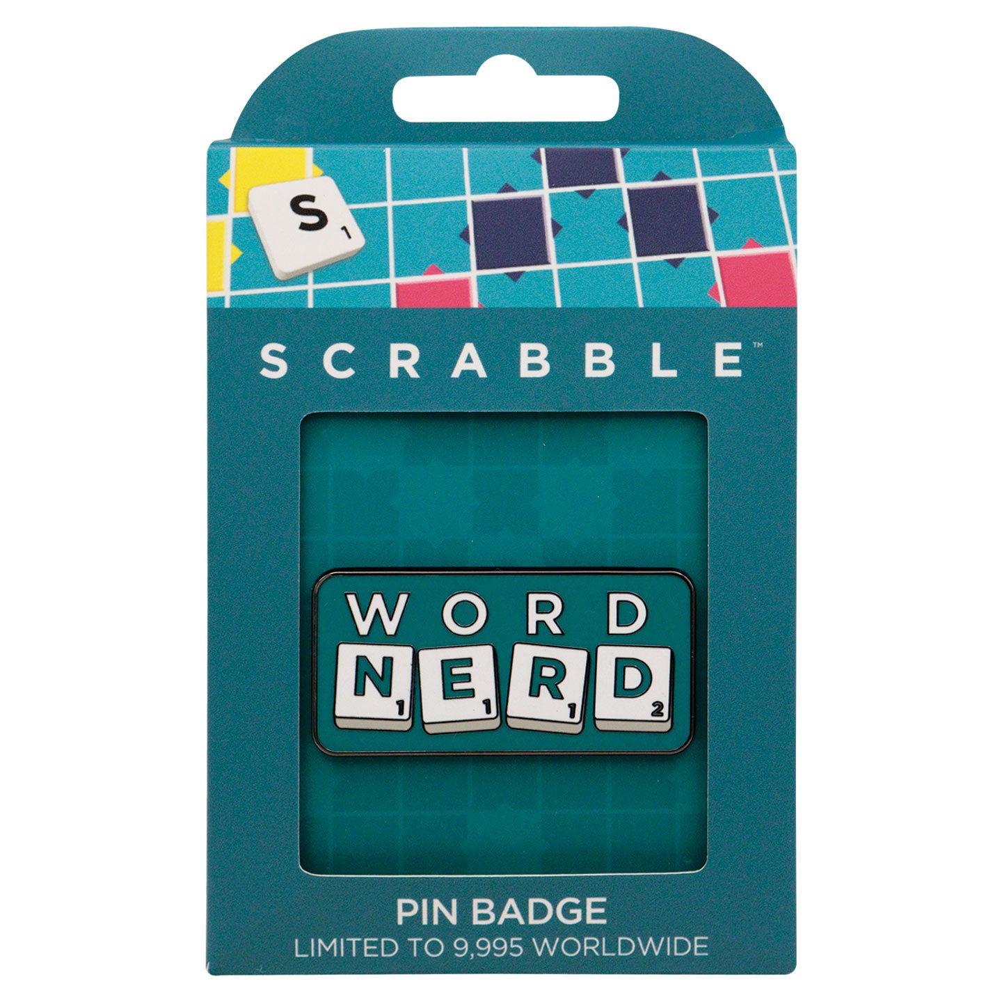 Scrabble™ - Limited Edition WORD NERD Pin Badge