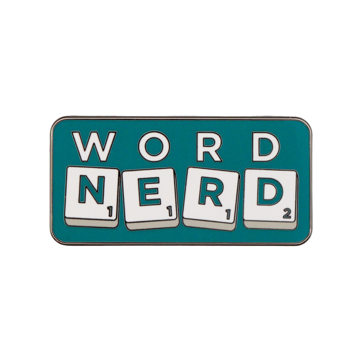 Scrabble™ - Limited Edition WORD NERD Pin Badge – Fanattik