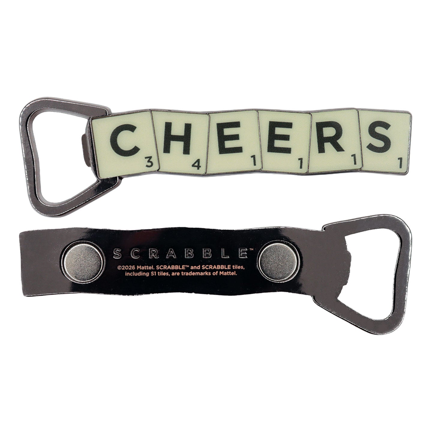 Scrabble™ - Magnetic CHEERS Bottle Opener