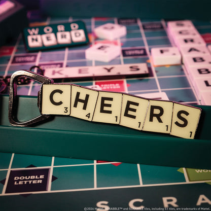 Scrabble™ - Magnetic CHEERS Bottle Opener
