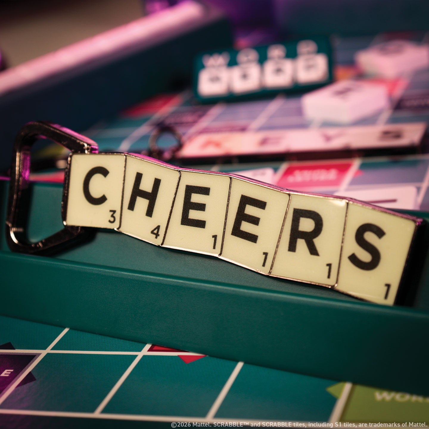 Scrabble™ - Magnetic CHEERS Bottle Opener