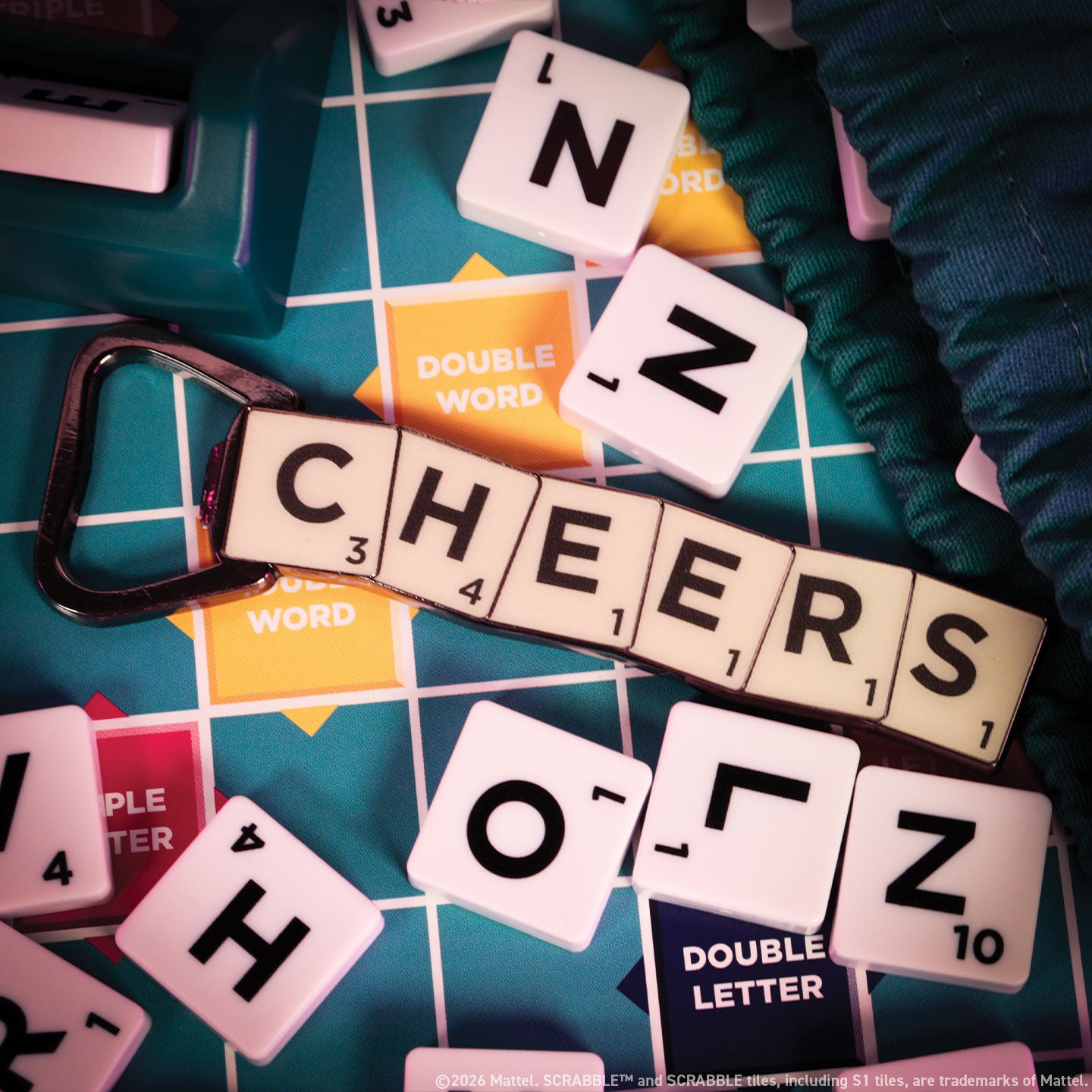 Scrabble™ - Magnetic CHEERS Bottle Opener