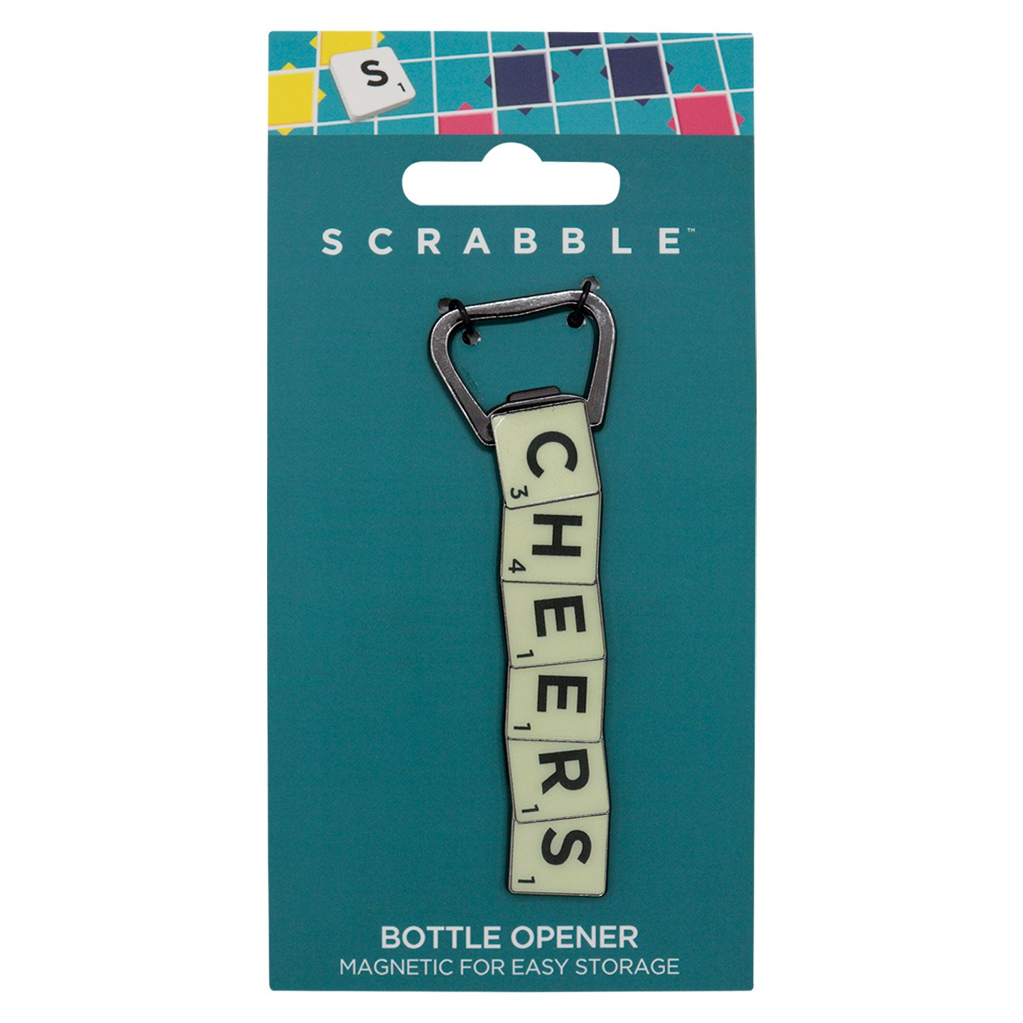 Scrabble™ - Magnetic CHEERS Bottle Opener