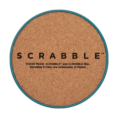Scrabble™ - Set of Four Printed Metal Coasters