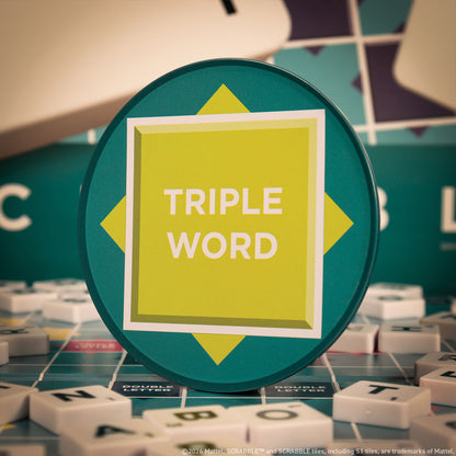 Scrabble™ - Set of Four Printed Metal Coasters