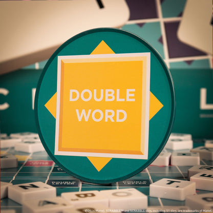 Scrabble™ - Set of Four Printed Metal Coasters