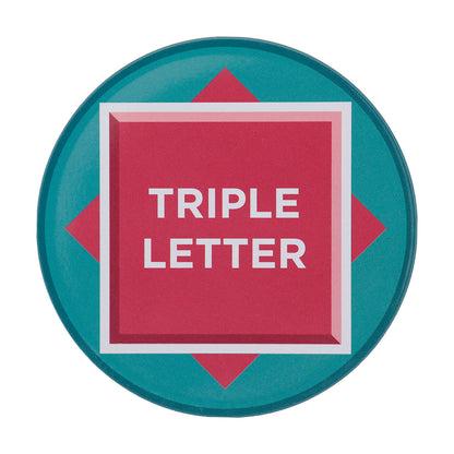 Scrabble™ - Set of Four Printed Metal Coasters