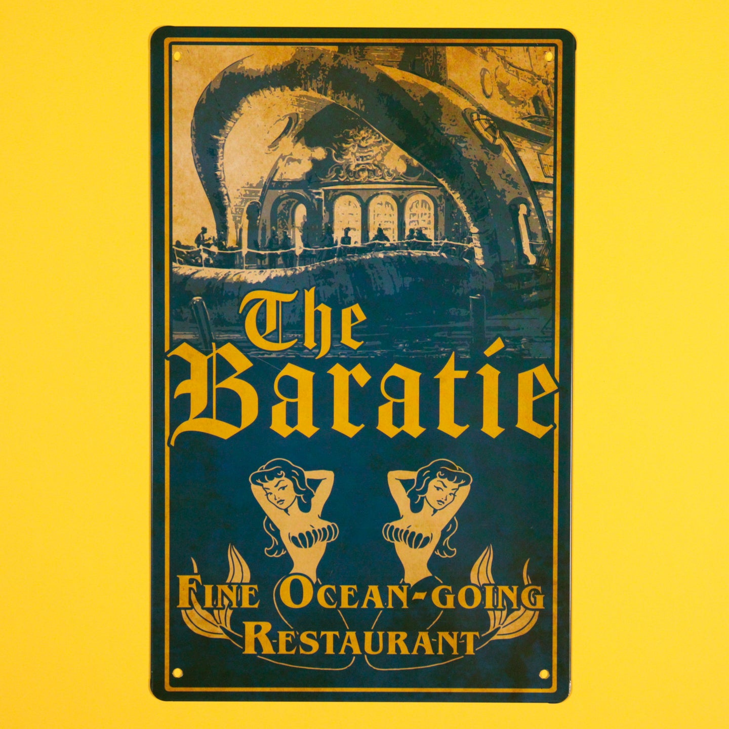 One Piece Set of 3 Tin Signs The Baratie Lifestyle