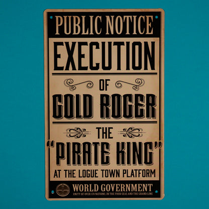 One Piece Set of 3 Tin Signs Public Notice Lifestyle