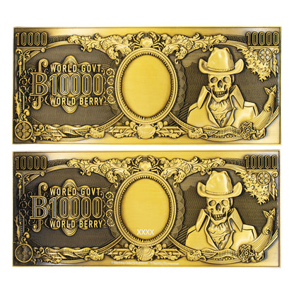 One Piece - 10,000 World Berry Metal Replica Banknote