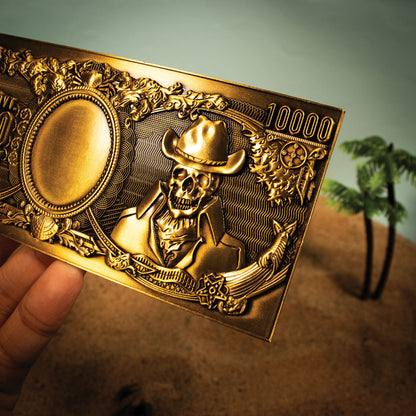 One Piece - 10,000 World Berry Metal Replica Banknote