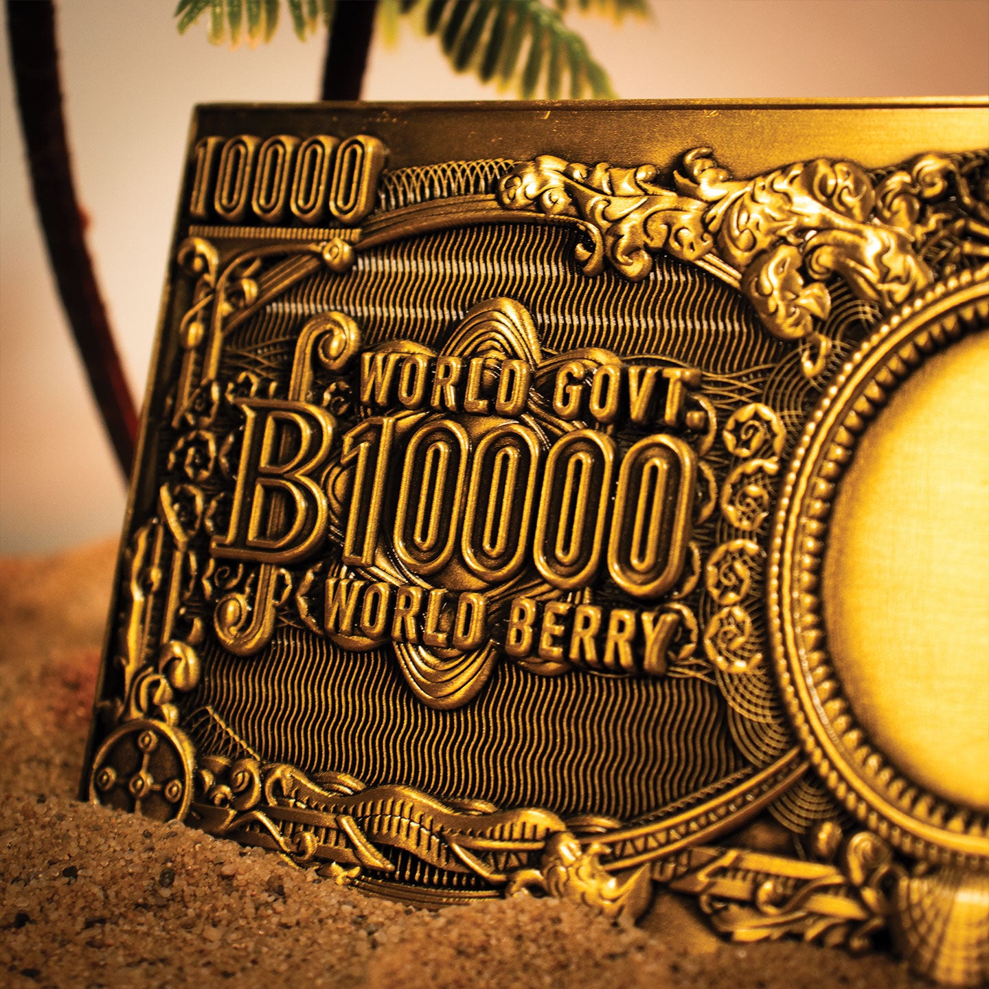 One Piece - 10,000 World Berry Metal Replica Banknote