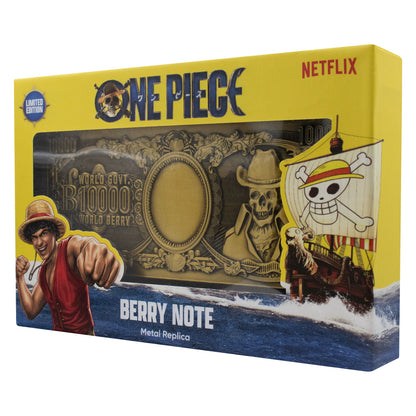 One Piece - 10,000 World Berry Metal Replica Banknote