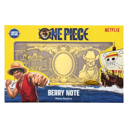 One Piece - 10,000 World Berry Metal Replica Banknote