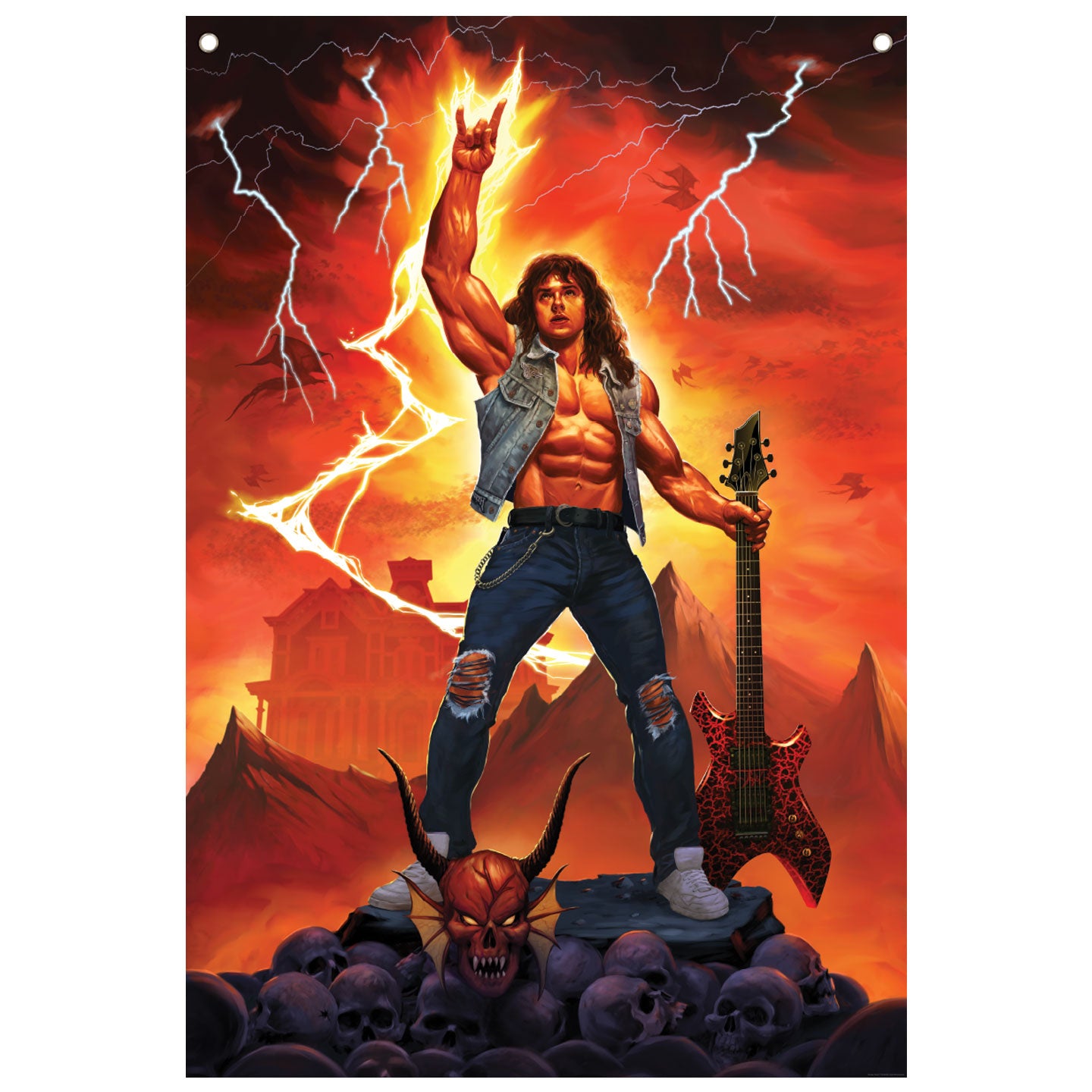 Stranger Things Eddie Munson Wall Banner Front