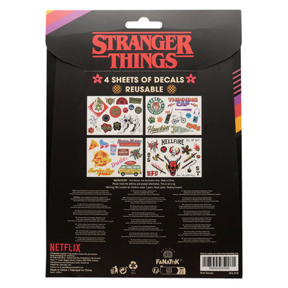 Stranger Things Tech Decals Packaging Reverse