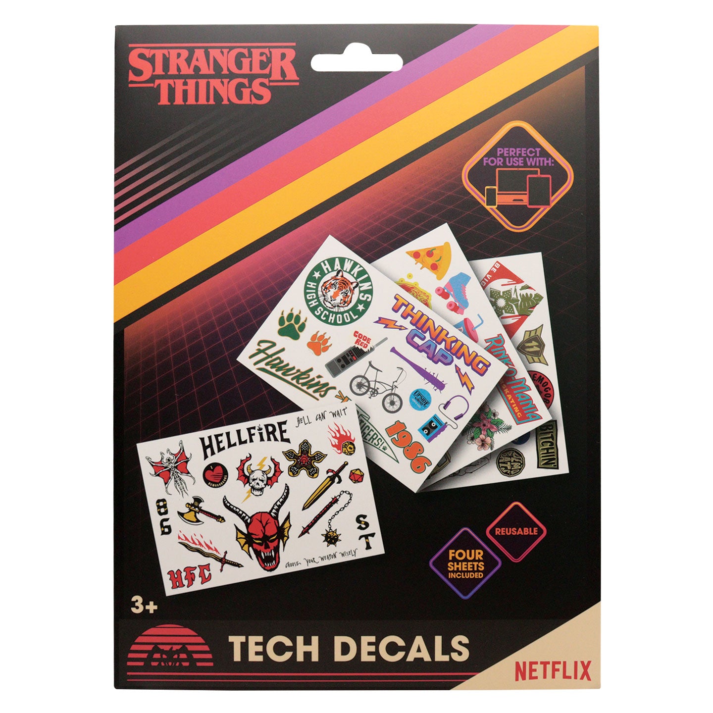 Stranger Things Tech Decal Stickers