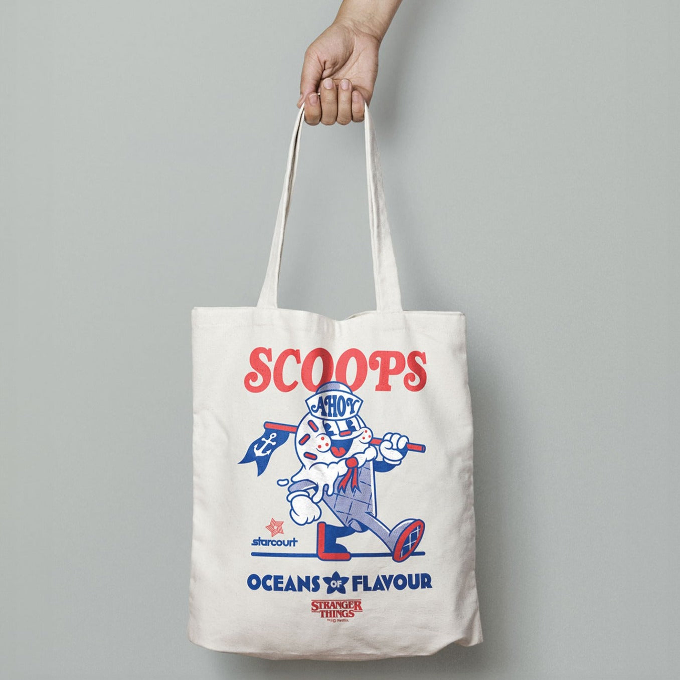 Stanger Things Scoops Ahoy Tote Bag