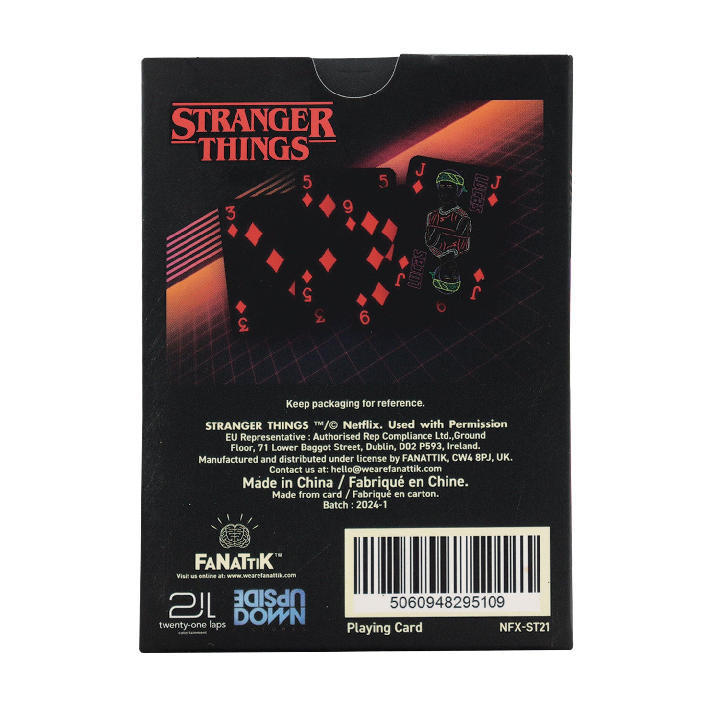 Stranger Things Playing Cards