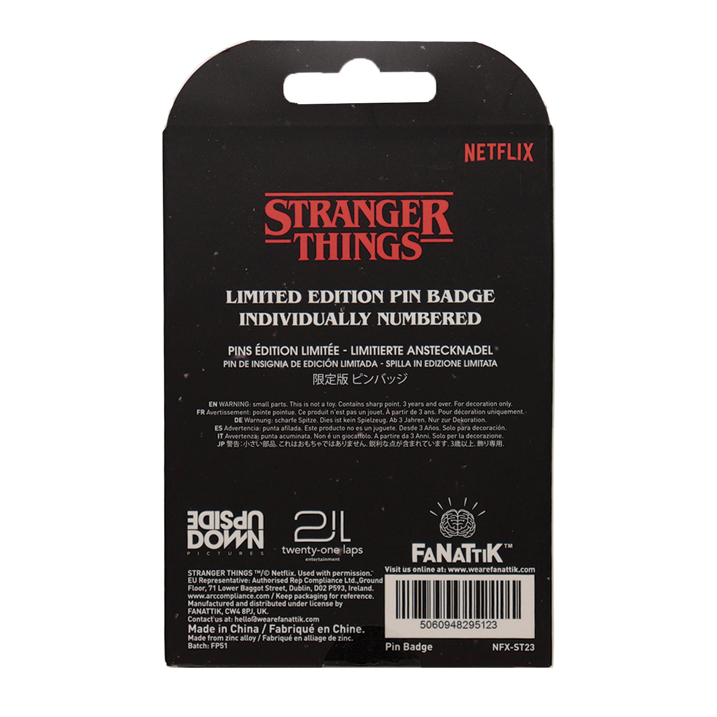 Stranger Things Castle Byers Limited Edition Pin Badge