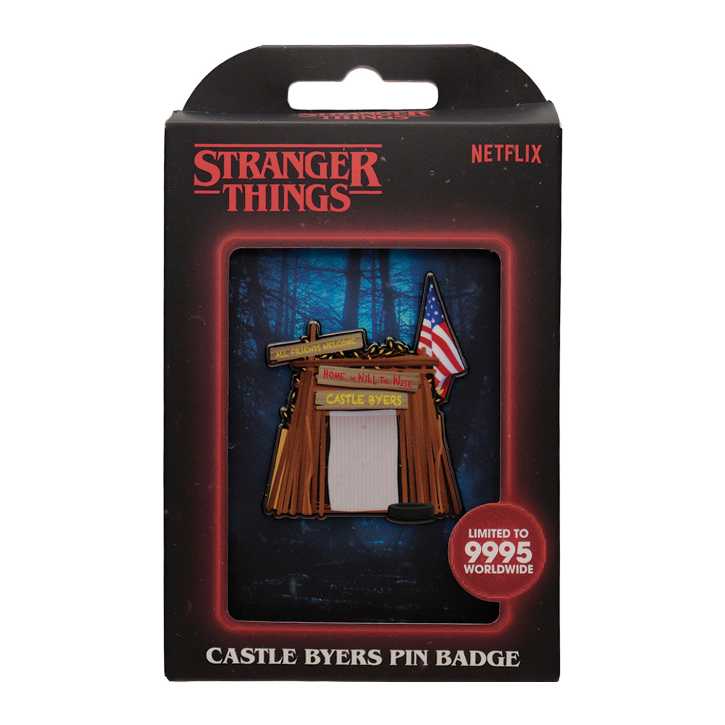 Stranger Things Castle Byers Limited Edition Pin Badge