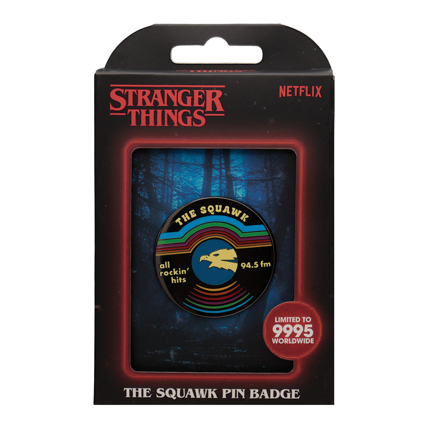 Stranger Things The Squawk Limited Edition Pin Badge