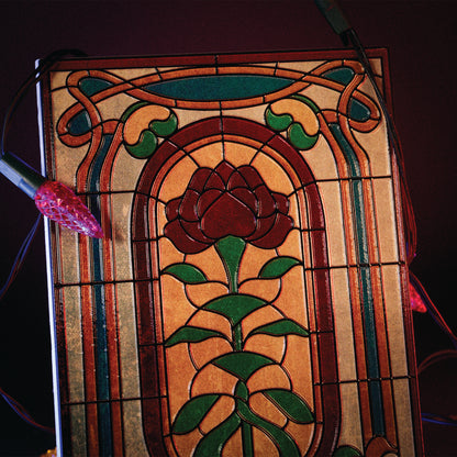 Stranger Things Creel House Stained Glass Window Resin Plaque