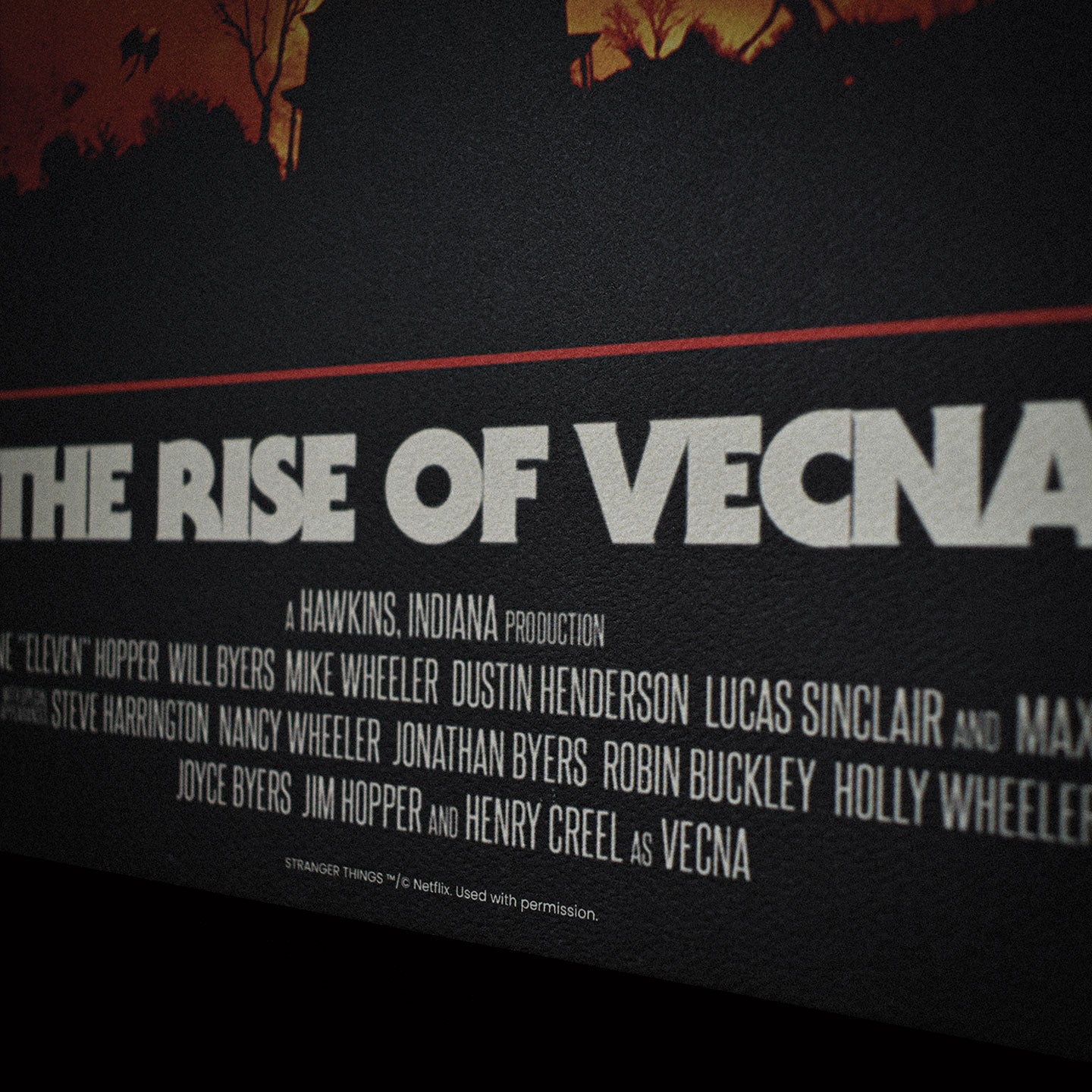 Stranger Things Rise of Vecna Limited Edition A3 Art Print