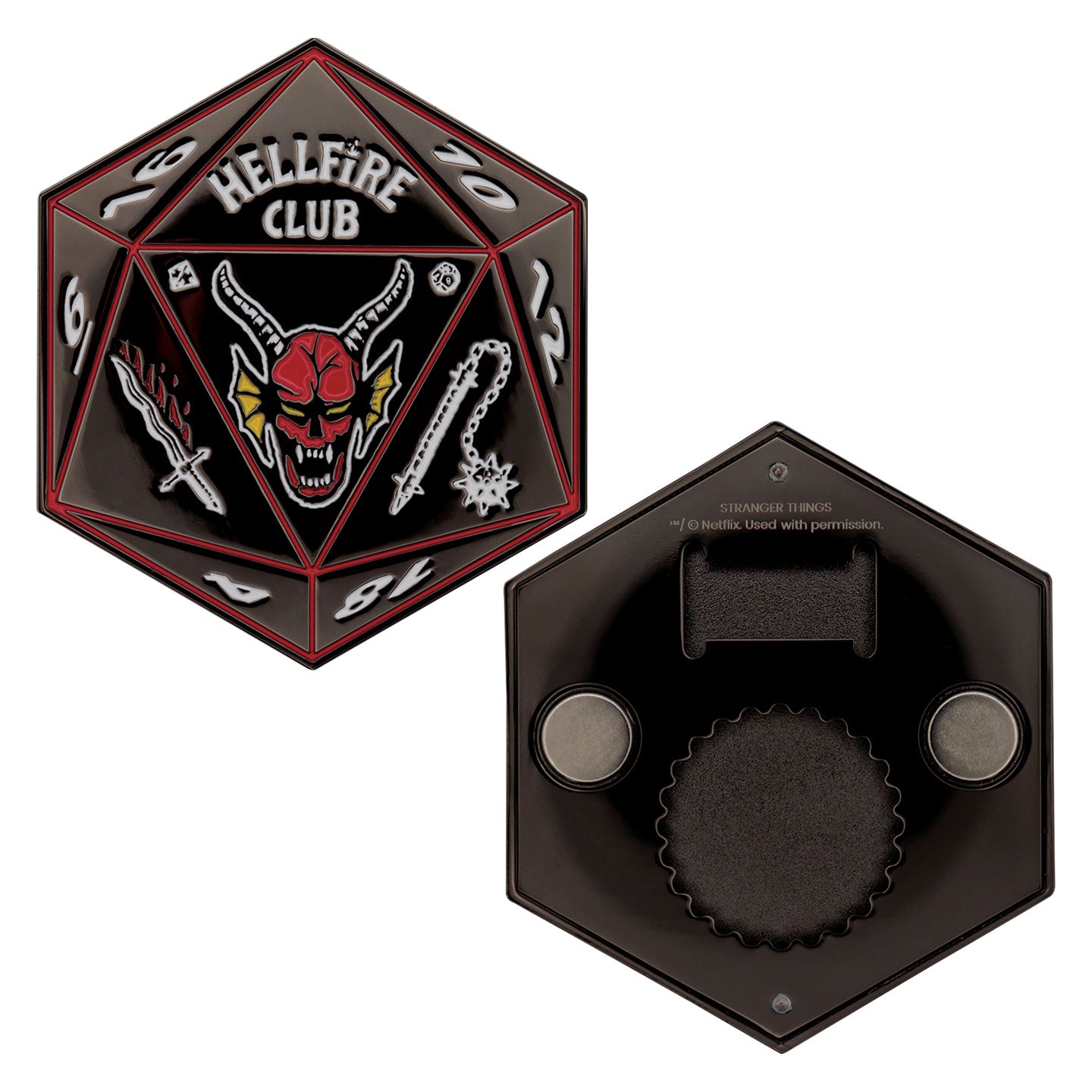 Stranger Things Hellfire Club Bottle Opener