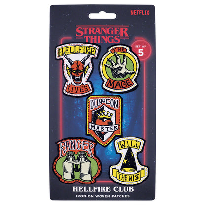 Stranger Things – Set of Five Fabric Patches