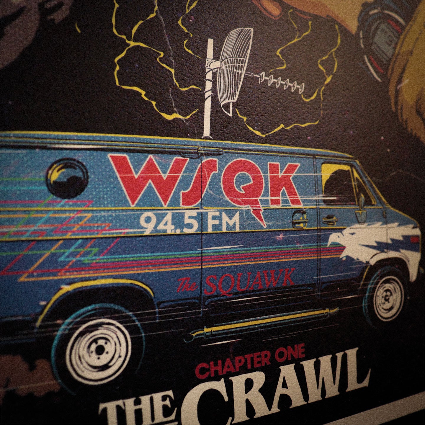 Stranger Things 5 - 'The Crawl' Art Print