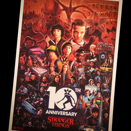Stranger Things - Limited Edition 10th Anniversary Art Print