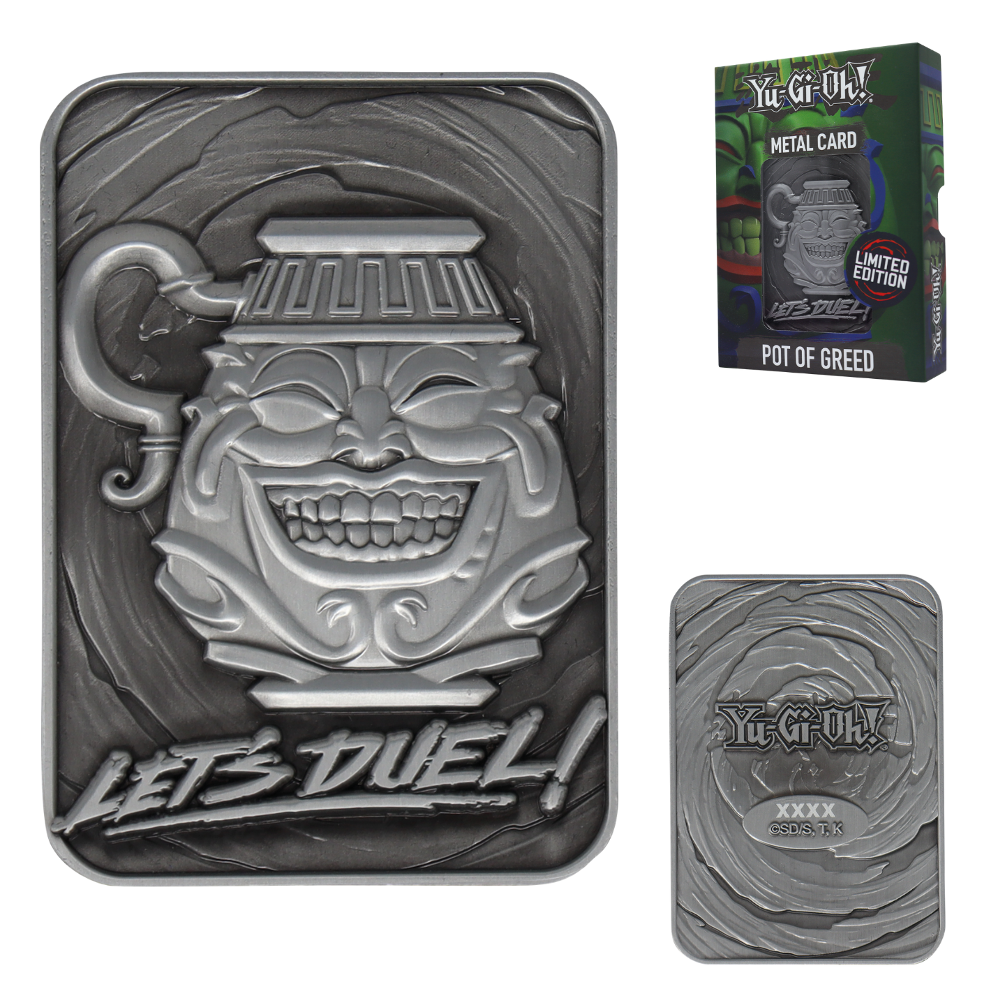 pot of greed yugioh card price Yu-Gi-Oh! Limited Edition Pot of Greed Metal Card