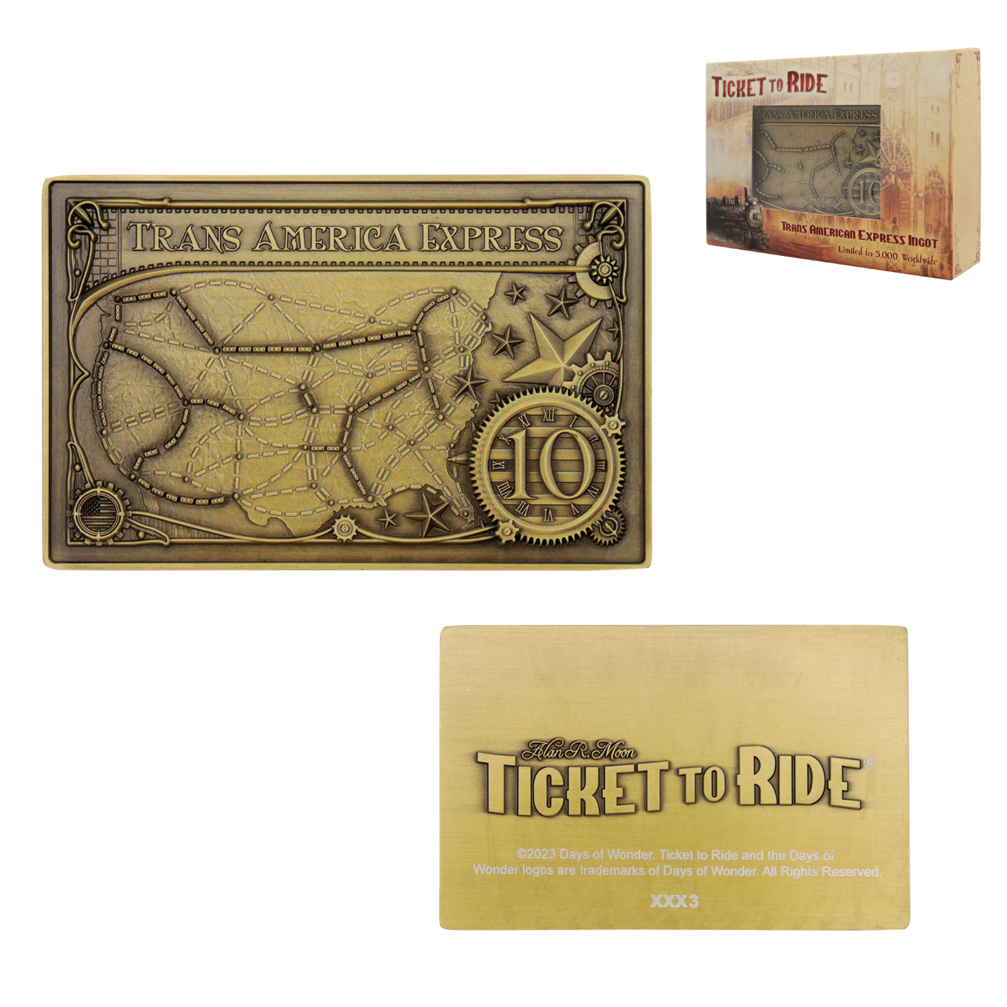 Ticket to Ride Trans America Express Ingot