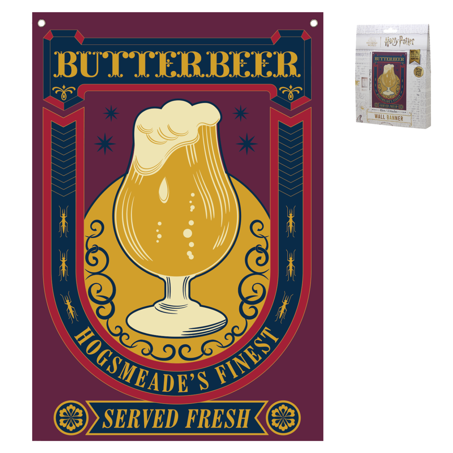 Harry Potter Butterbeer Wall Banner