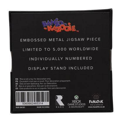 Banjo-Kazooie Limited Edition Replica Jiggy Piece Packaging Reverse 