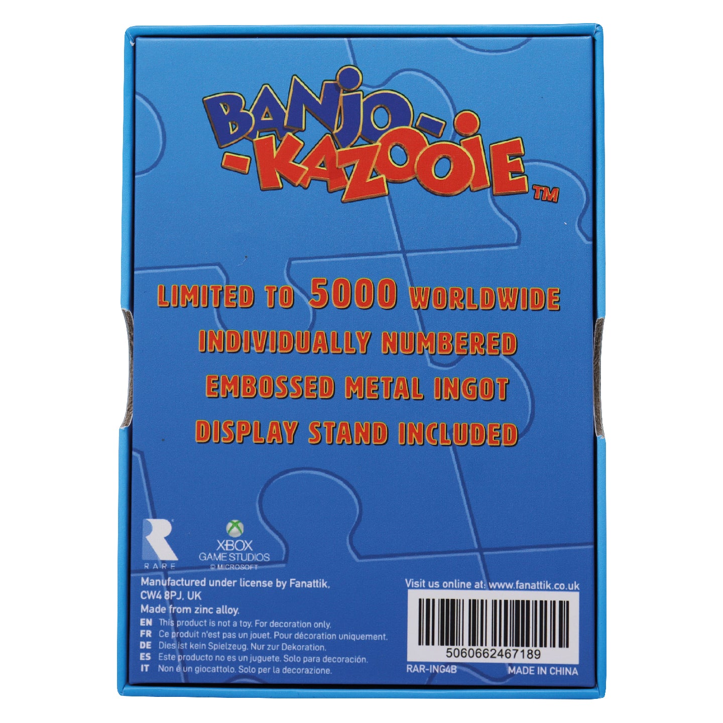 Banjo-Kazooie Limited Edition The Rare Collection Ingot