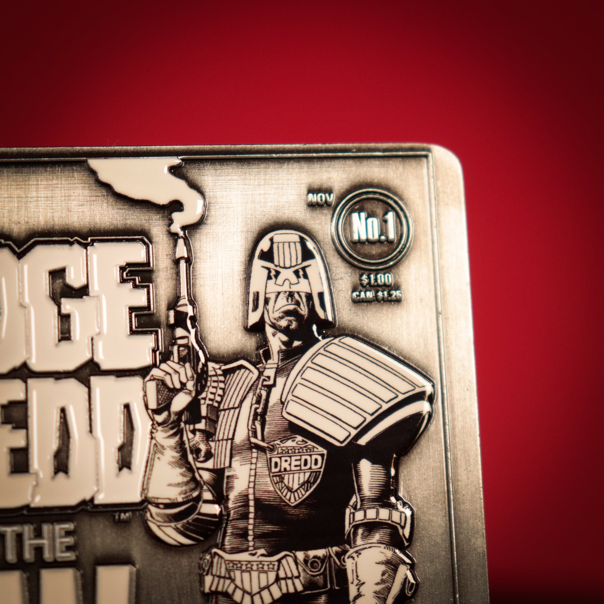 2000 AD Judge Dredd Comic Book Cover Ingot