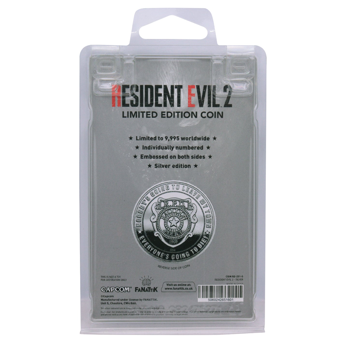 Resident Evil 2 Limited Edition Collectible Coin