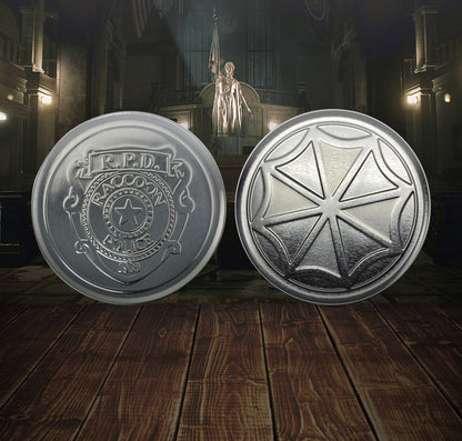 Resident Evil - Set of 4 Embossed Metal Coasters
