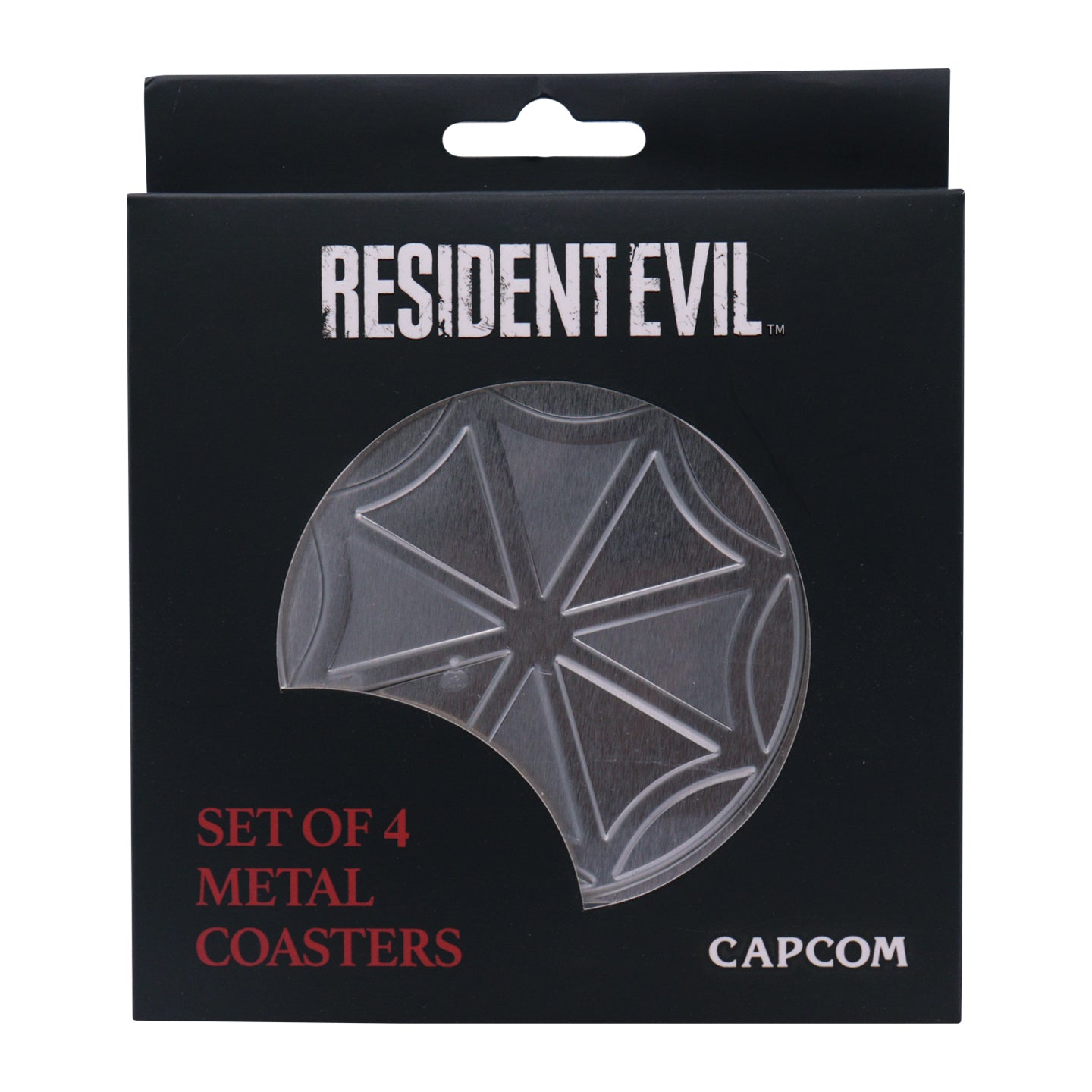 Resident Evil Set of 4 Embossed Metal Coasters