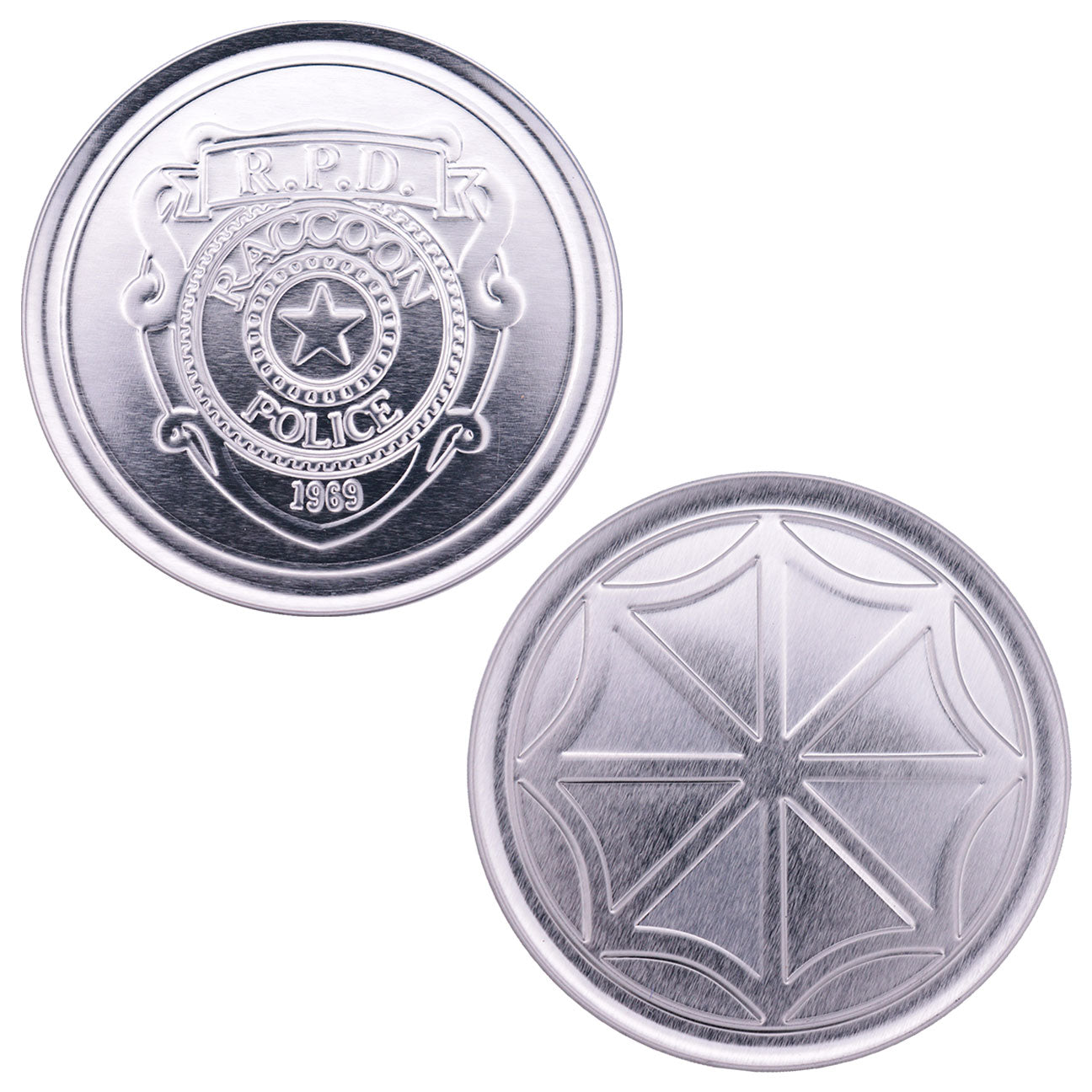 Resident Evil set of 4 non-slip metal coasters from Fanattik