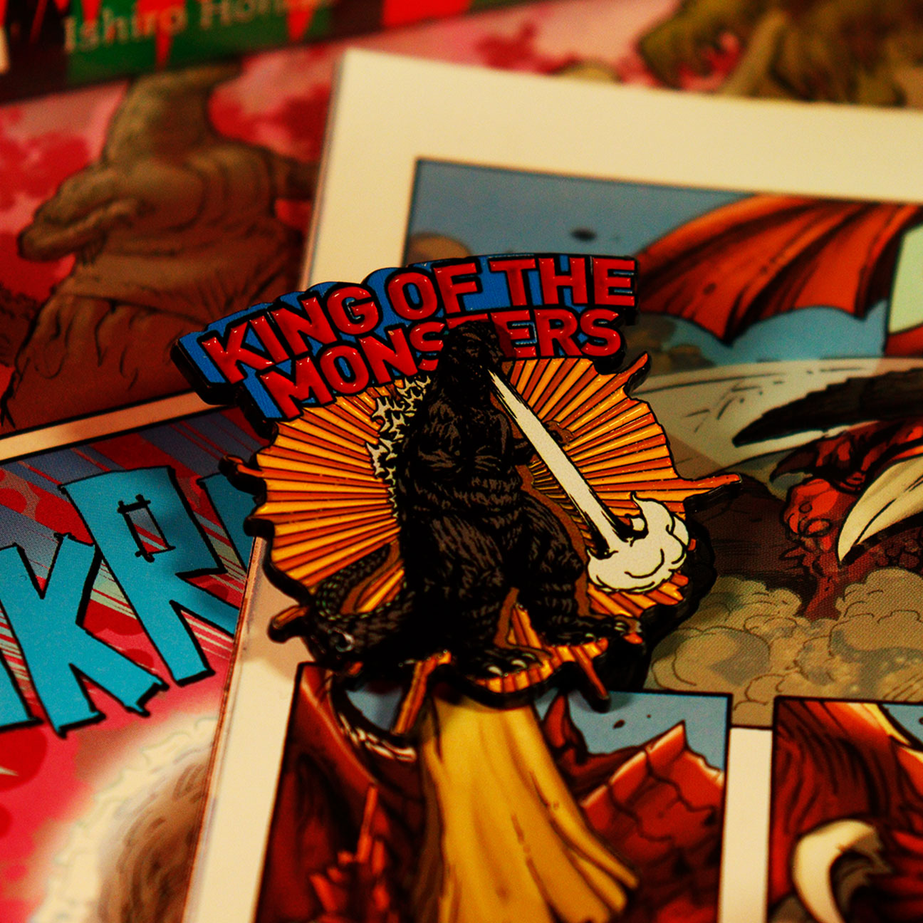 Godzilla Limited Edition Pin Badge – Fanattik