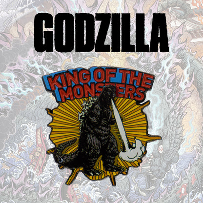 Godzilla king of the monsters limited edition pin badge from Fanattik