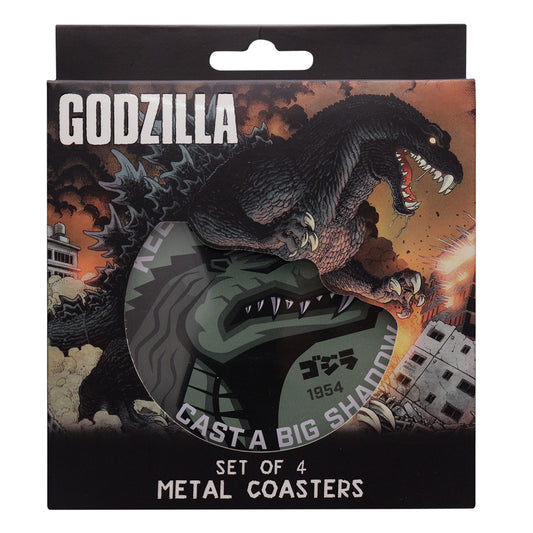 Godzilla Set of 4 Printed Coasters