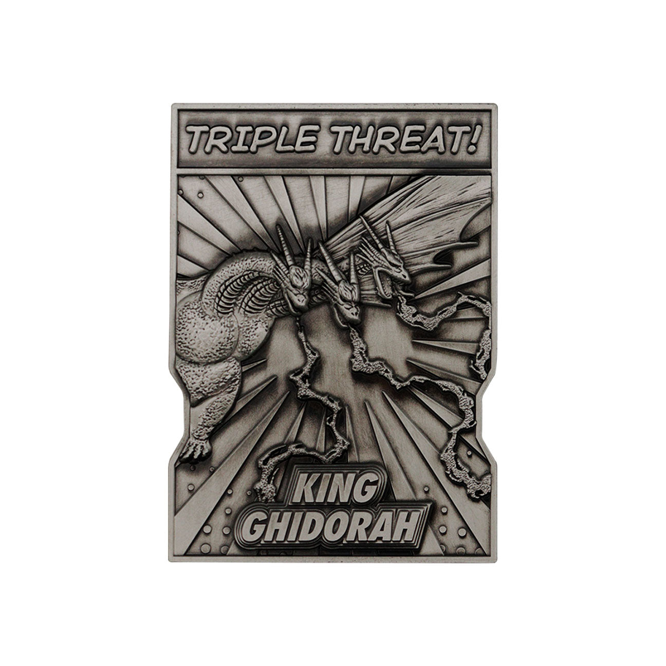 Godzilla 5 Piece Limited Edition Monsters Collectible Metal Ingot Set and collectors box