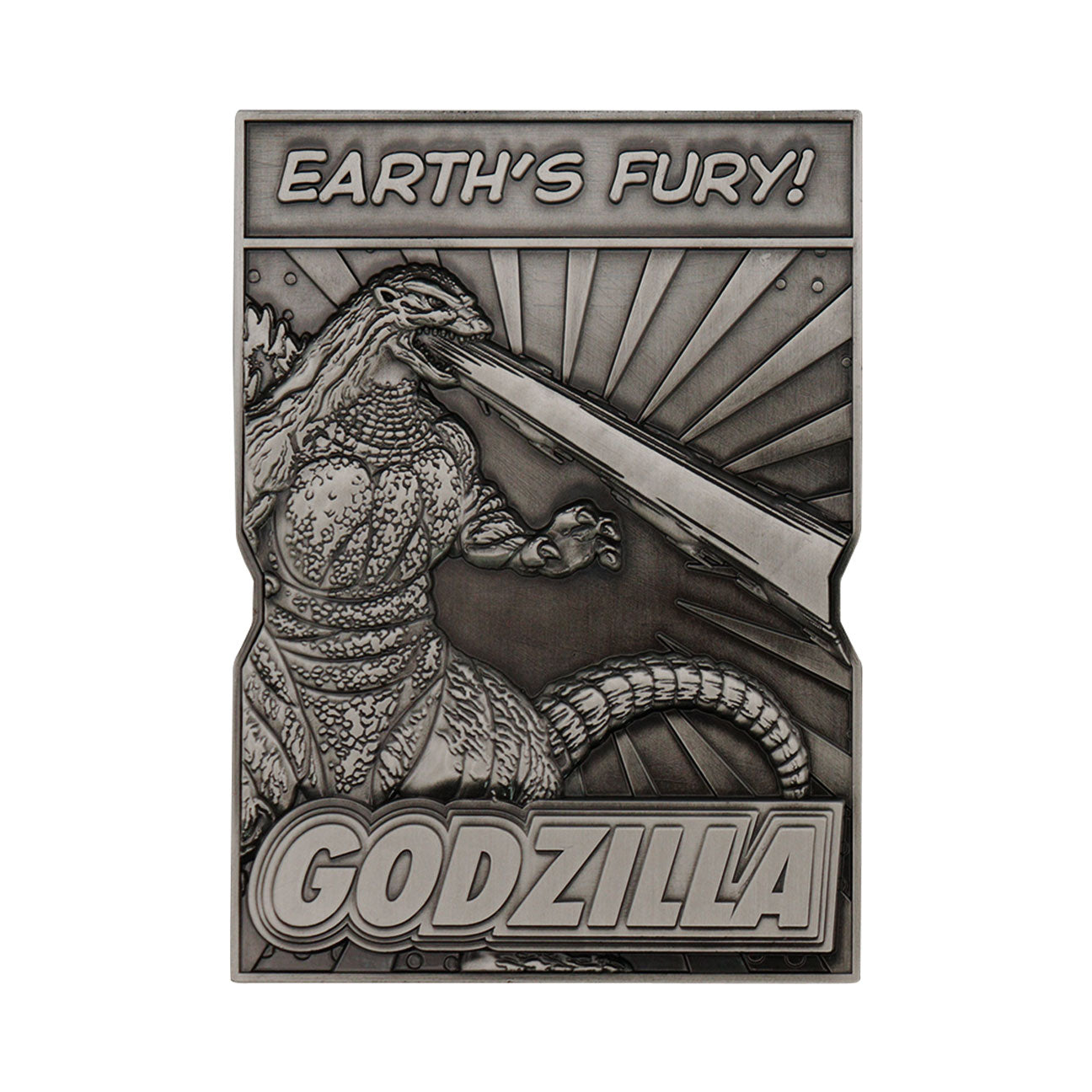 Godzilla 5 Piece Limited Edition Monsters Collectible Metal Ingot Set and collectors box