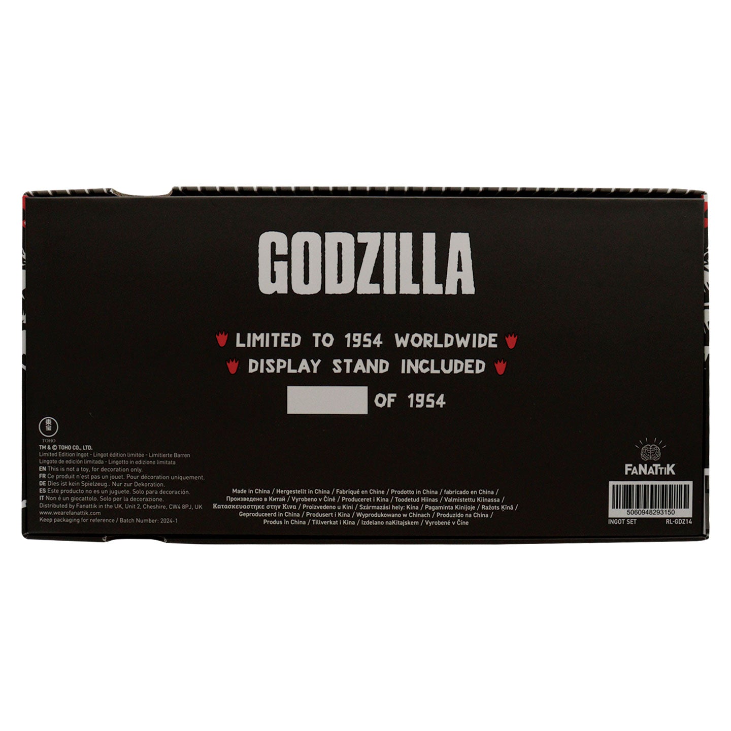 Godzilla 70th Anniversary Limited Edition Twin Collectible Ingot Set